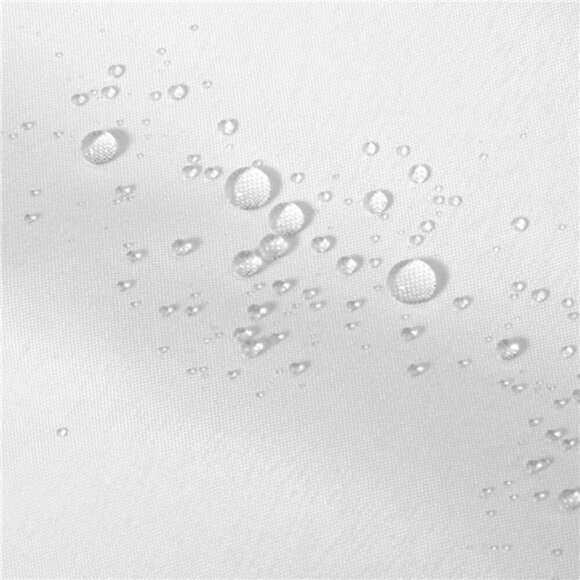 White Waterproof Shower Curtain Liner 72x72 Fabric with Magnets Washable - Picture 7 of 8